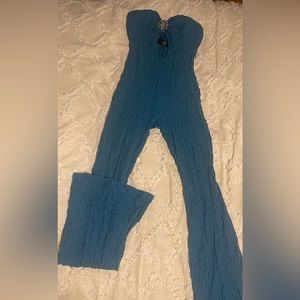 Tulum Night Jumpsuit—Teal